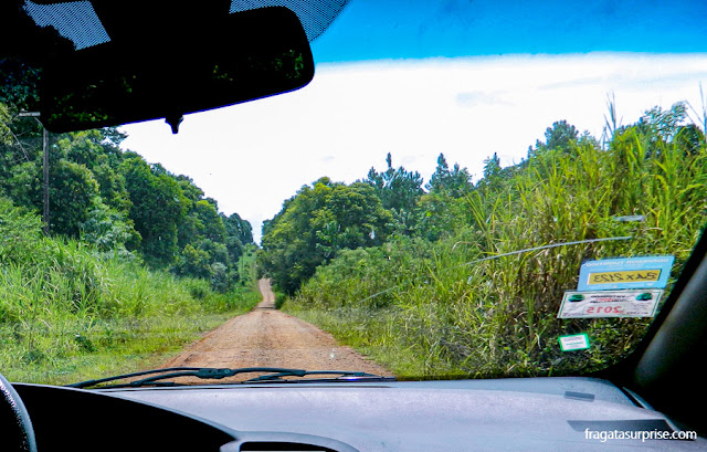 Estrada para a casa de Che Guevara em Caraguatay