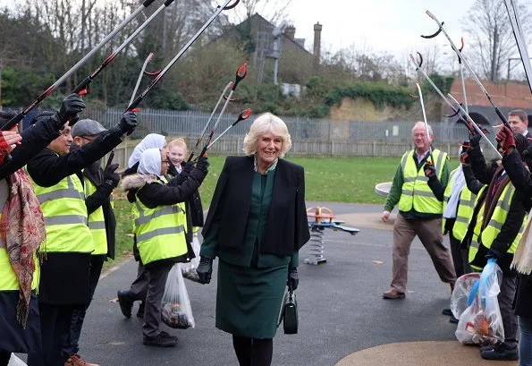 The Duchess of Cornwall visited Malmesbury Residents Association