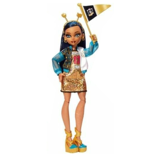 Lot of 2 Monster High Doll Cleo De Nile & Clawdeen Wolf with Pet - We-R-Toys