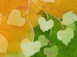 watercolor negative painting leaves paint painted prism aspen transparent workshop shapes