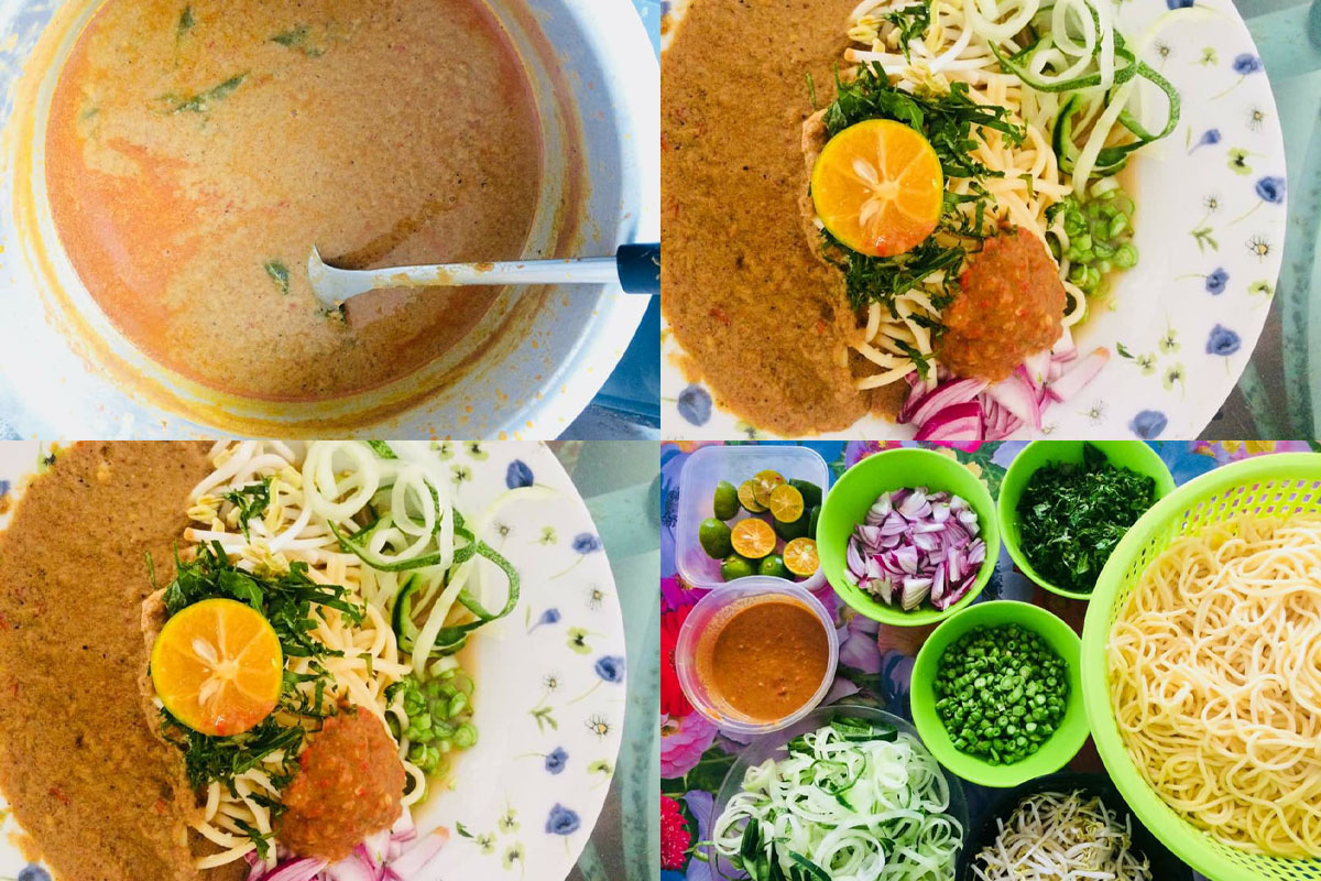 Resepi Laksa Johor Kuah Pekat Dan Sedap. Hidangan Special Yang