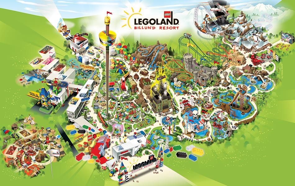 Legoland London Map