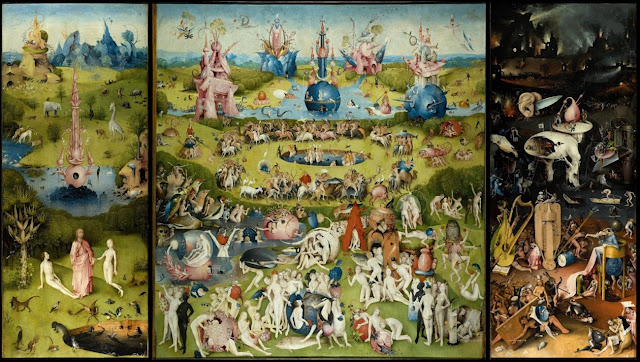 "Сад земных наслаждений",  Иероним Босх, 1490-1510 гг.