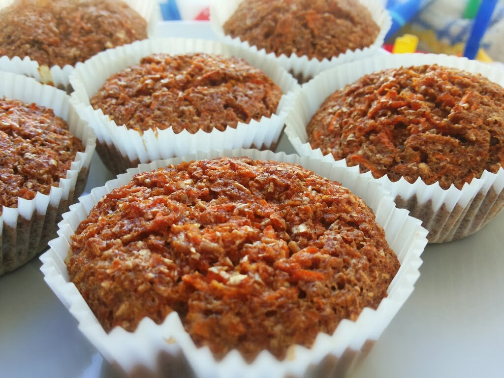 Nutricionista Sara Medeiros Muffins de Cenoura c/ Laranja