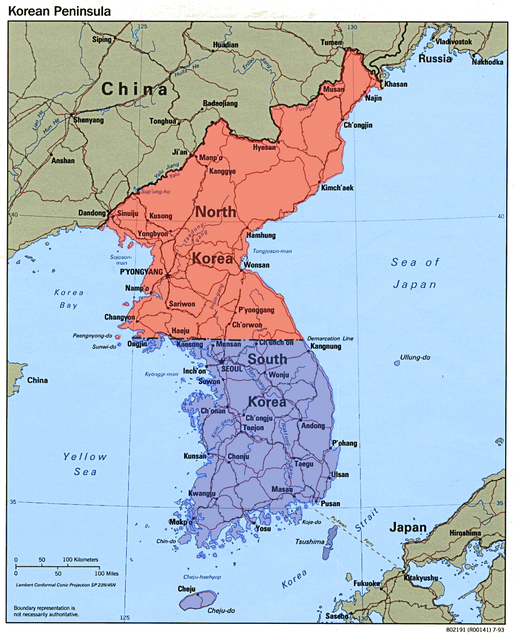 Покажи на карте северную корею. Северная Корея на политической карте. Географическая карта Северной Кореи.