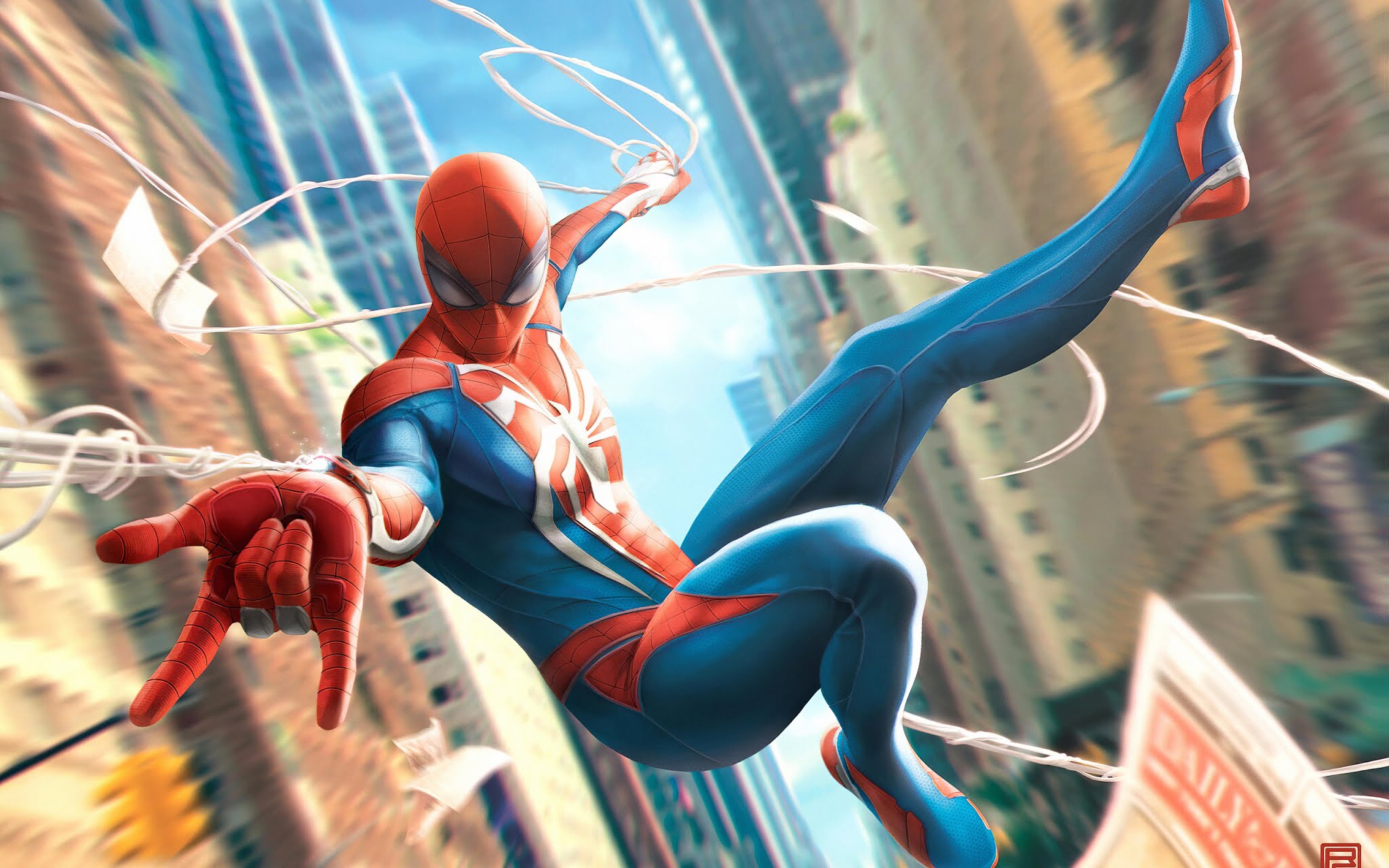 Spiderman Superheroes Wallpaper - XFXWallpapers