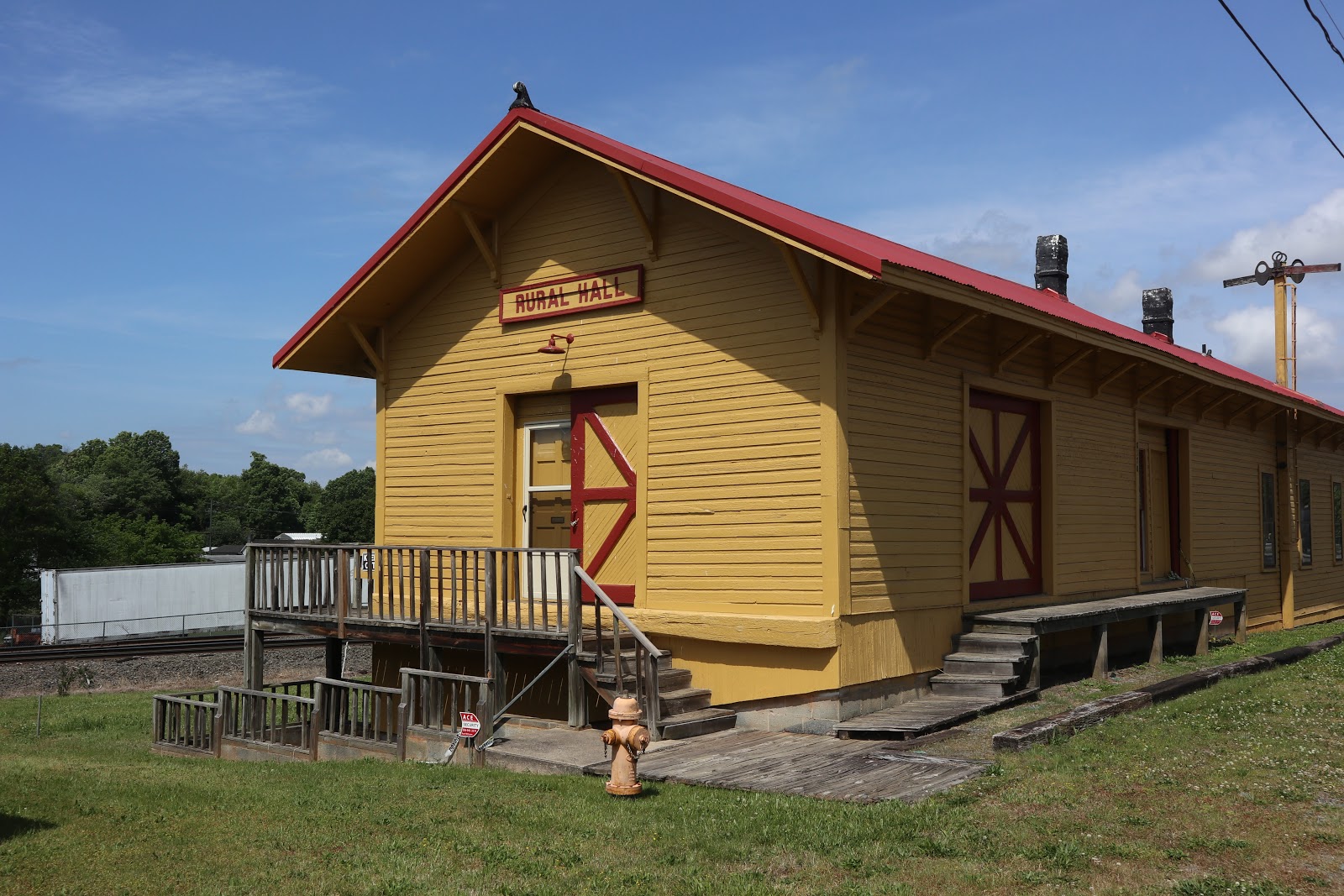 The Model Railroader's Notebook The Rural Hall North Carolina Depot on