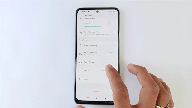 more settings in imou life app