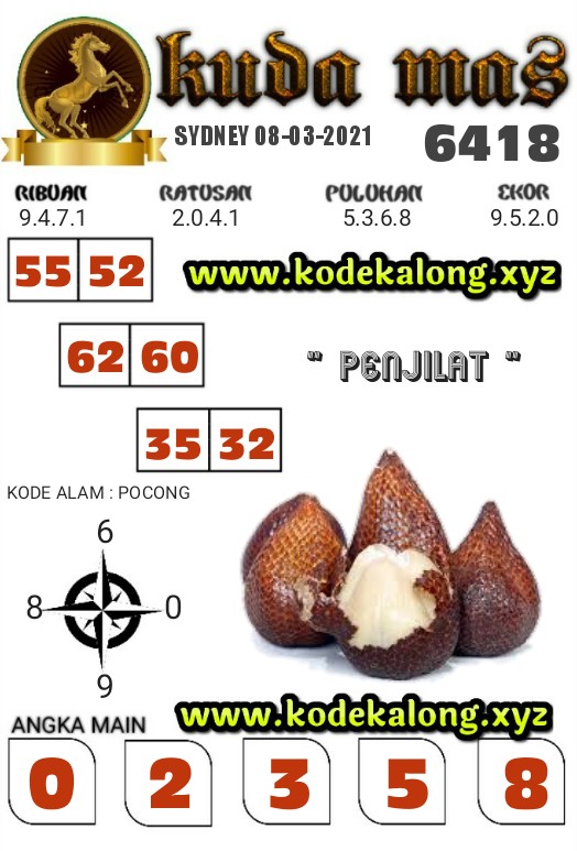 Syair Sidney Hari Ini Ini Senin 08032021 Syair SGP