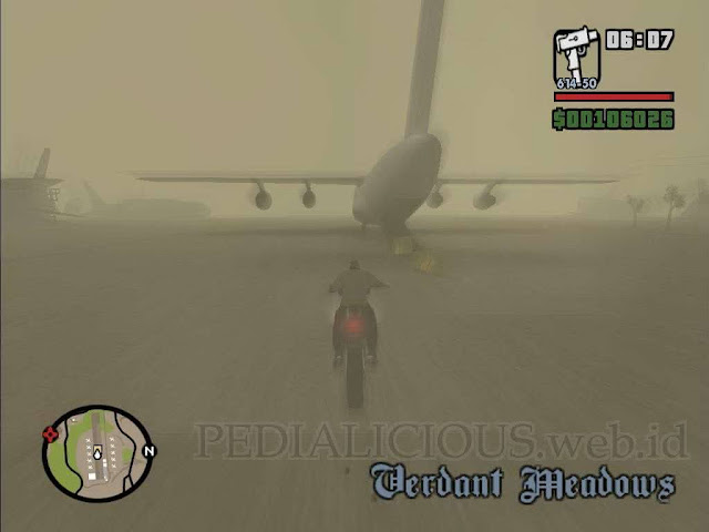 Trik masuk ke jet Andromada, Stowaway GTA San Andreas