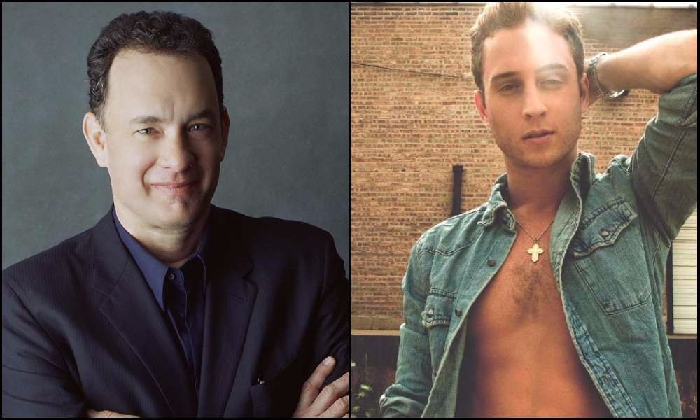 5 Sons Who Are Hotter Than Their Celebrity Dads 4 Chester Hanks and his dad, Tom Hanks