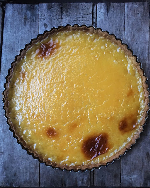 Saffron Strands Seville Orange Tart to celebrate the citrus