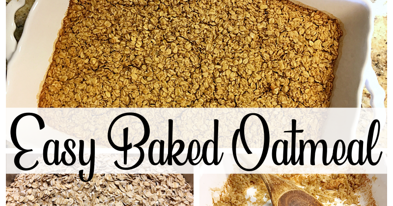 Country Mama To Many: Easy Baked Oatmeal