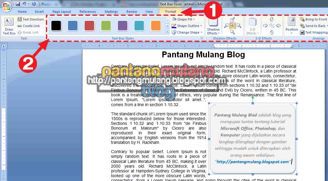 Cara Membuat Dan Menghapus Text Box Di Microsoft Word