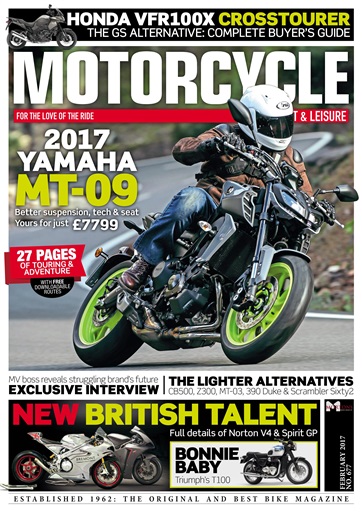 Download Motorcycle Sport & Leisure Magazine February 2017 PDF