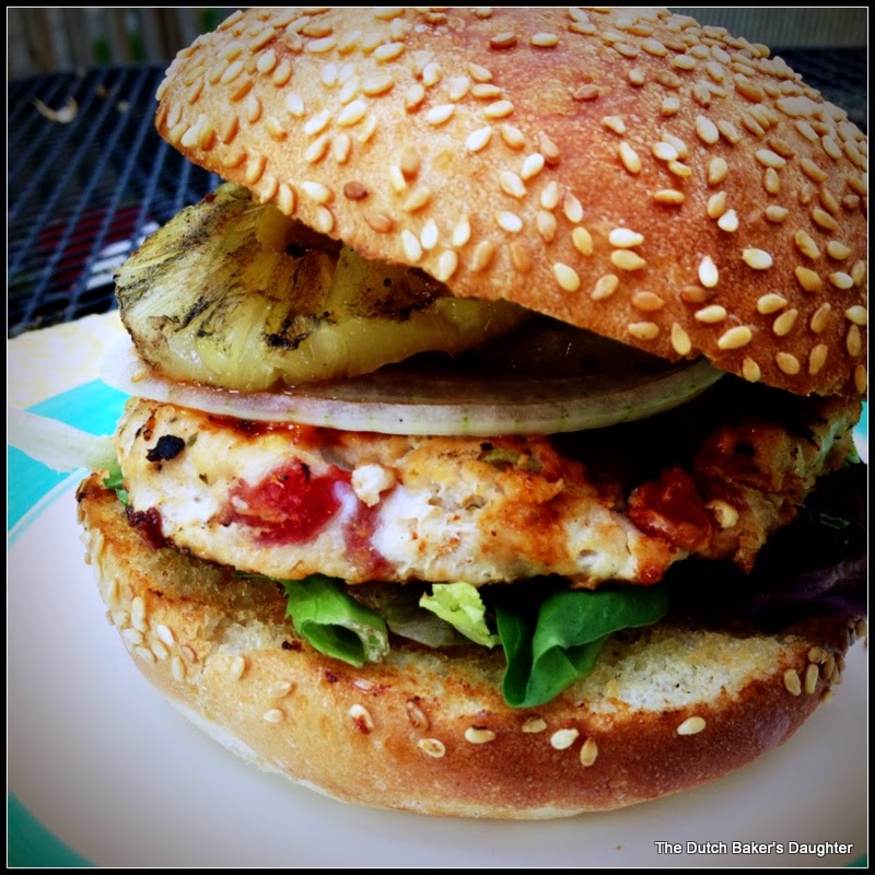 The Dutch Baker's Daughter Caribbean Chicken Burgers