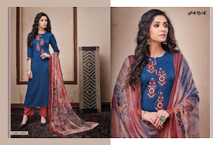 Jay Vijay Toral Pashmina Collection With Bember Chiffon Duppta