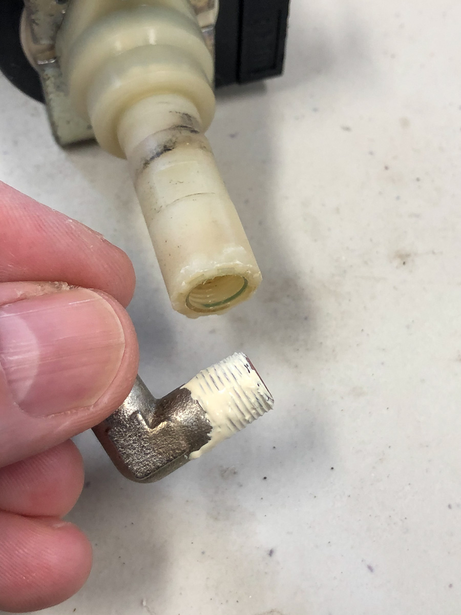 Rancilio Silvia High Pressure Pump Hose Fitting Leak Repair Fight