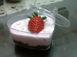 Puding Marble Cheese Strawberry Segar Cara Membuat Puding Marble Cheese Strawberry Segar