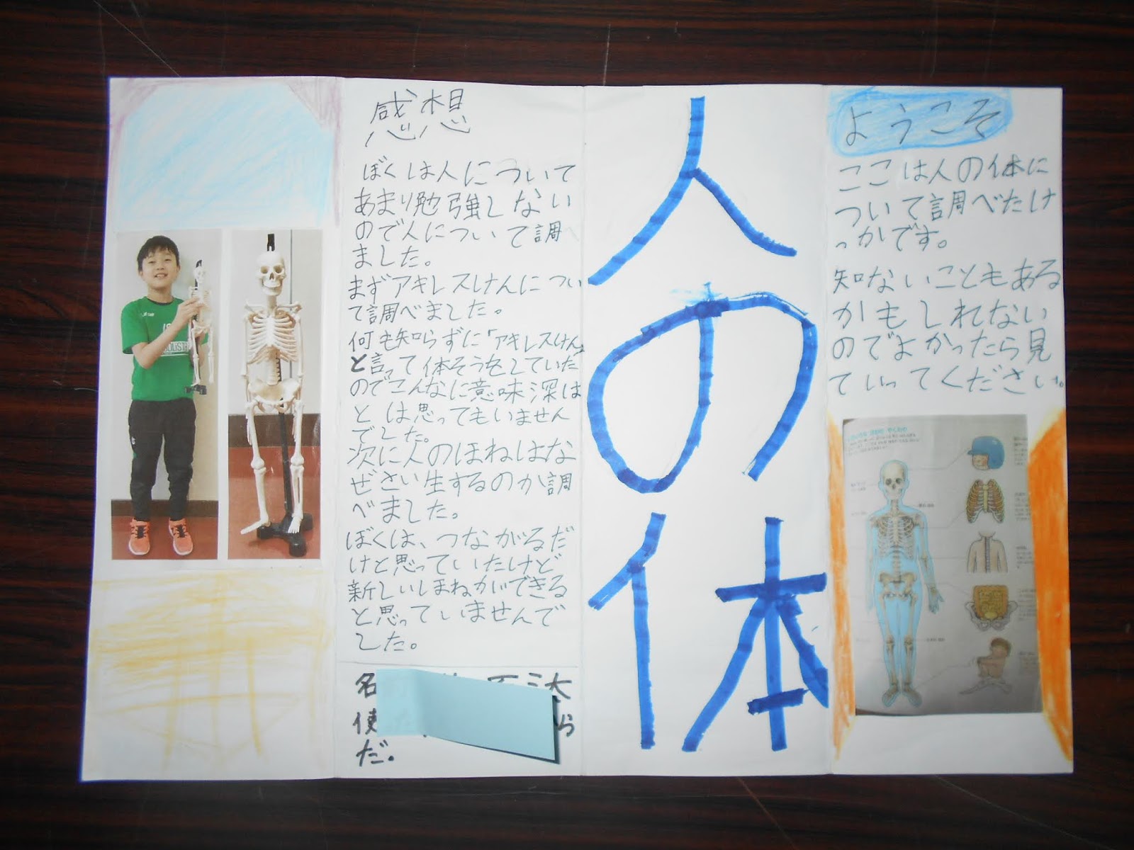 落石小学校ブログ ４年国語 リーフレットでしらせよう
