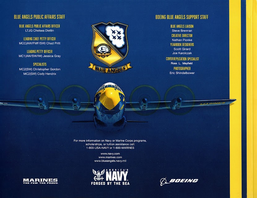 BLUE ANGELS 2020 YEARBOOK BACK COVER