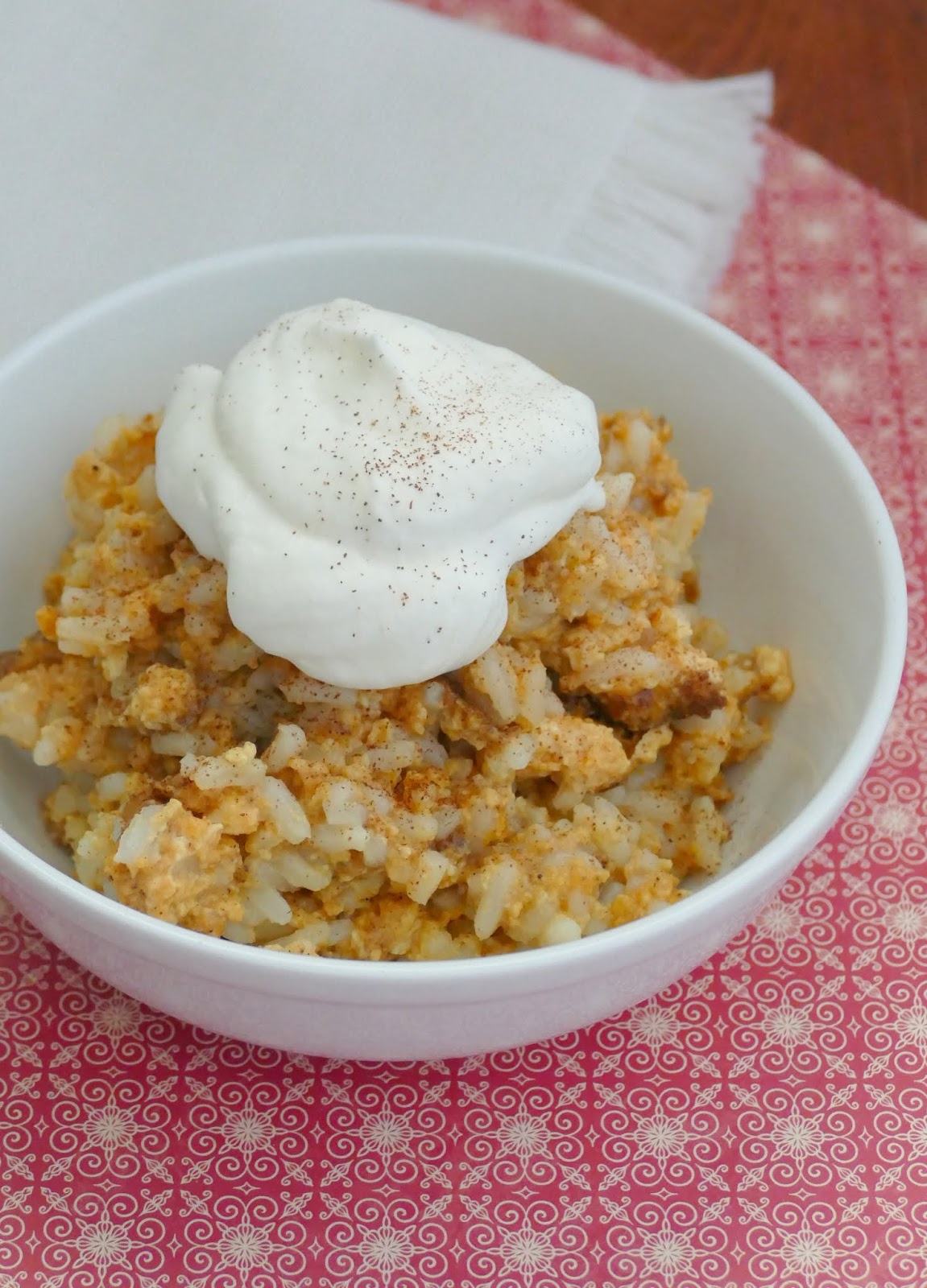 Pumpkin Rice Pudding Recipe