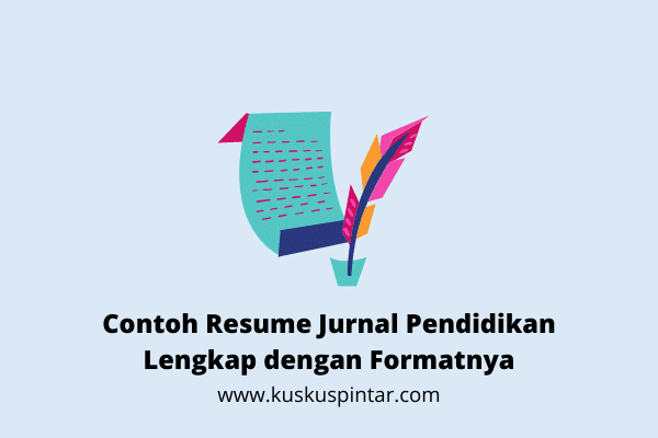 Contoh Resume Jurnal Pendidikan