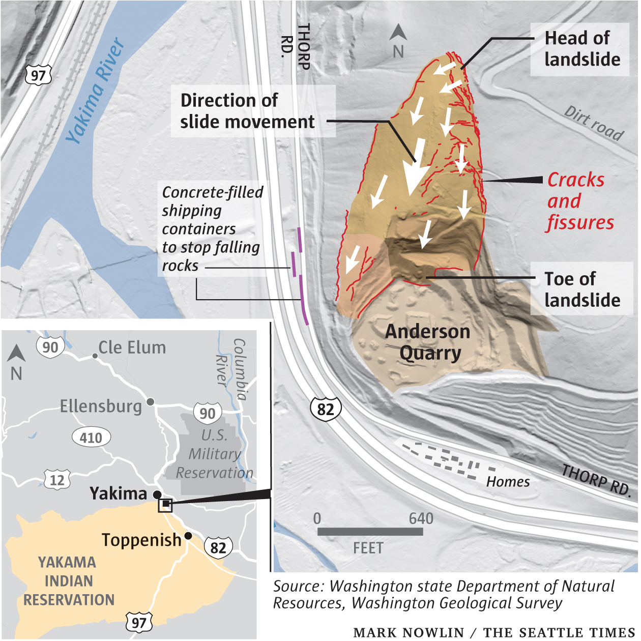 Rattlesnake Ridge Landslide Updates plus a riff on earthquake warnings