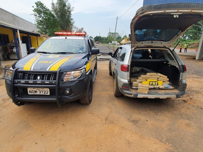 PRF apreende droga avaliada em R$ 3 milhões