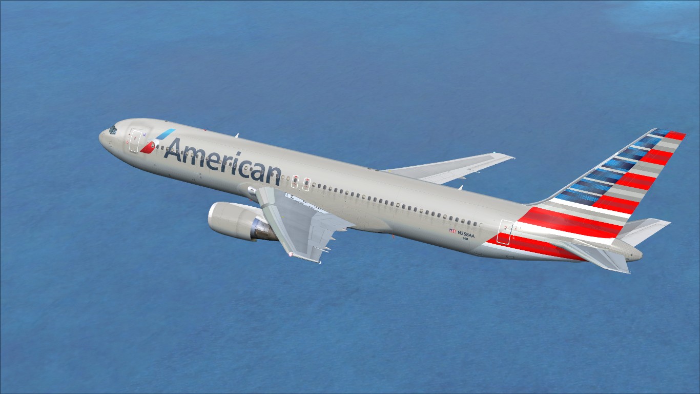 Texturas Brasileiras: American Airlines "circa 2013" Boeing 767-300ER