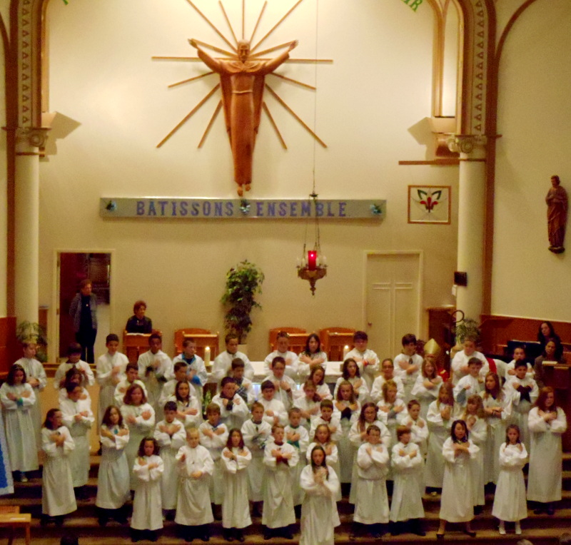 The Journey of a Saint Cecilia, VirginMartyr Confirmations célébrées à Montfort et à