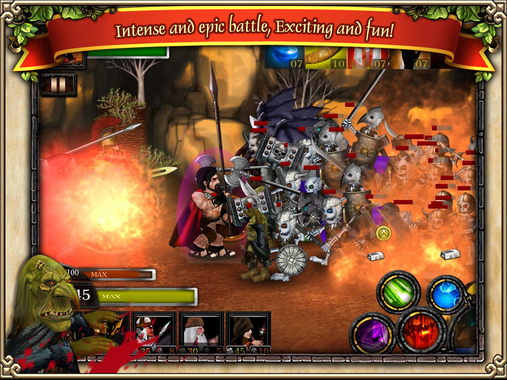 Spartans vs Zombies HD V1.3.8 APK Mod [Monedas Ilimitadas] Full para android