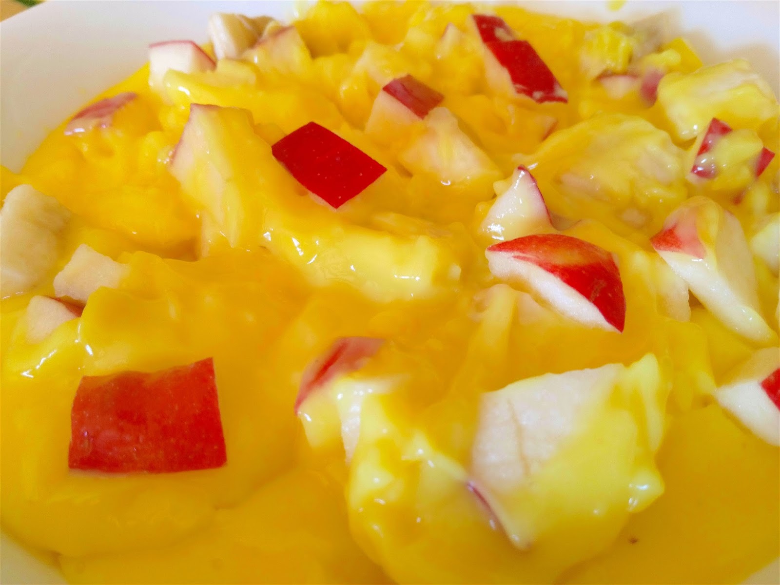 QUICK AND HEALTHY FRUIT CUSTARD