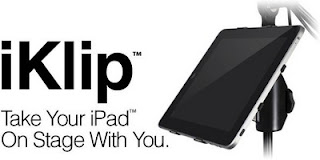 iKlip announced by IK - a mic stand adapter for iPad