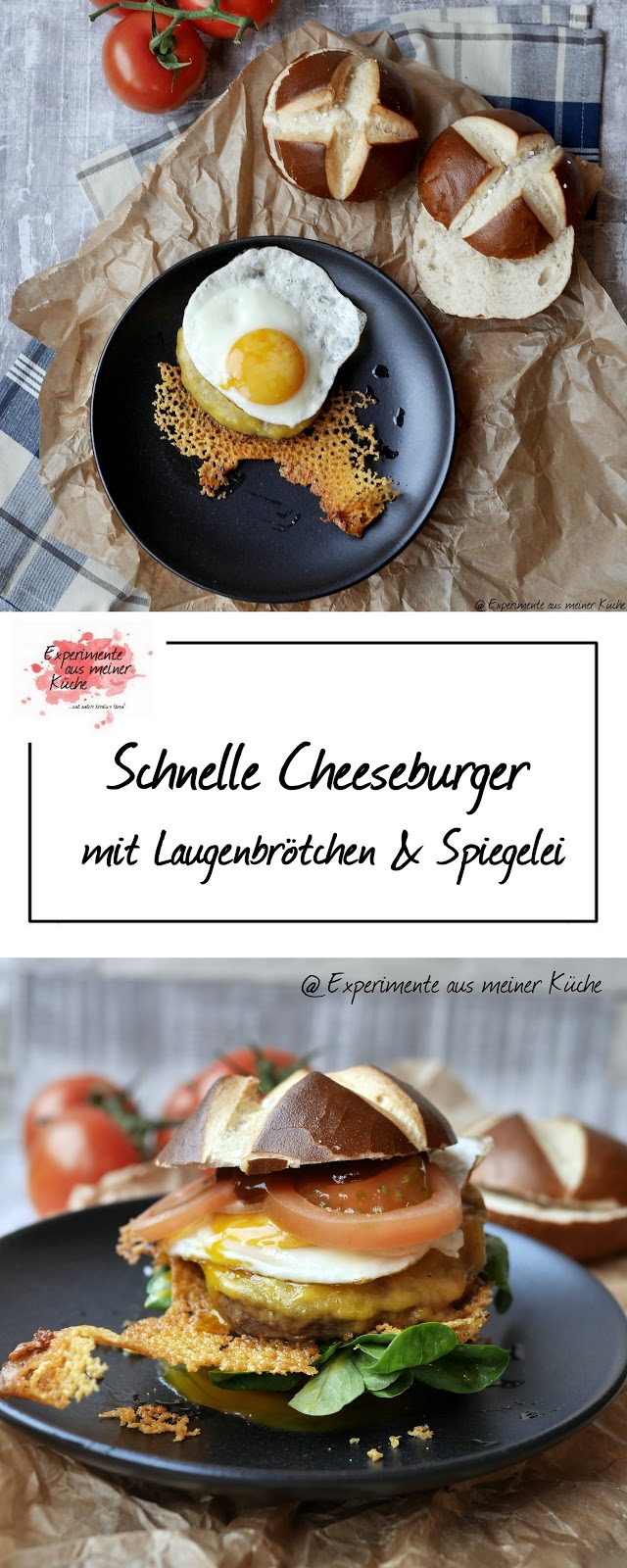Experimente aus meiner Küche: Schnelle Cheeseburger