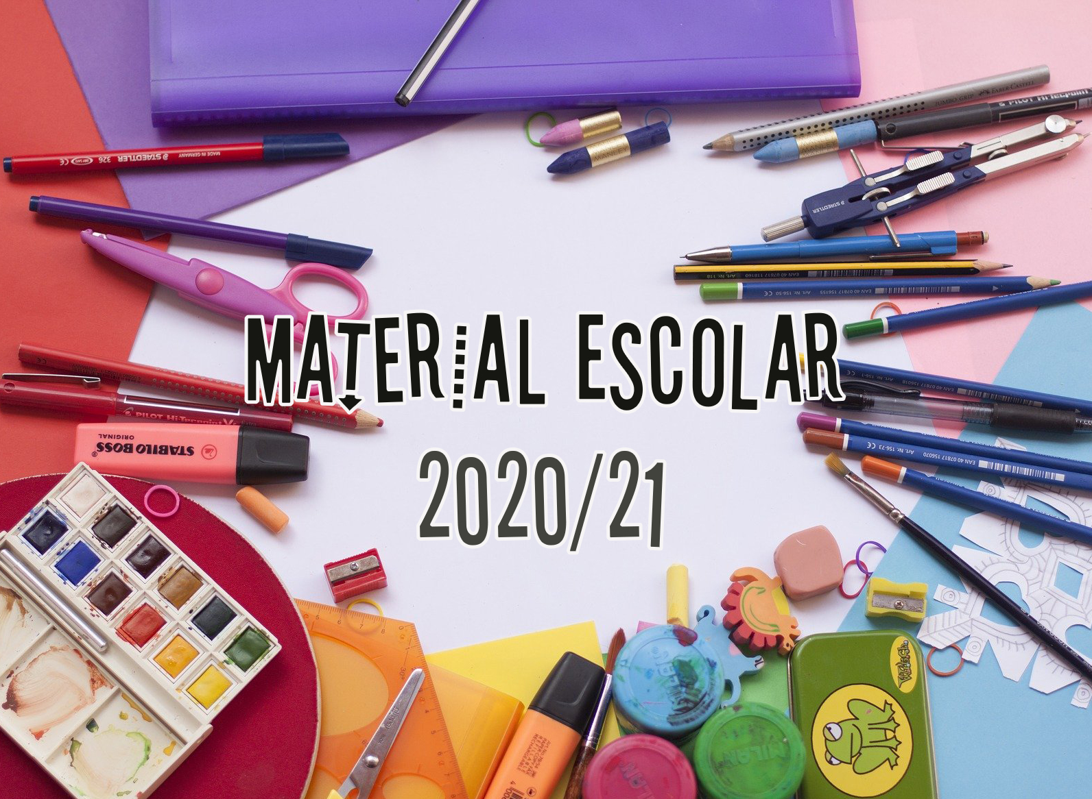 Haul de material escolar: papelería 2020/2021