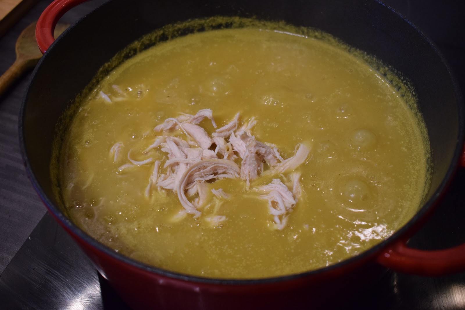 Chicken soup with Chinese cabbage and curry Kippensoep met Chinese