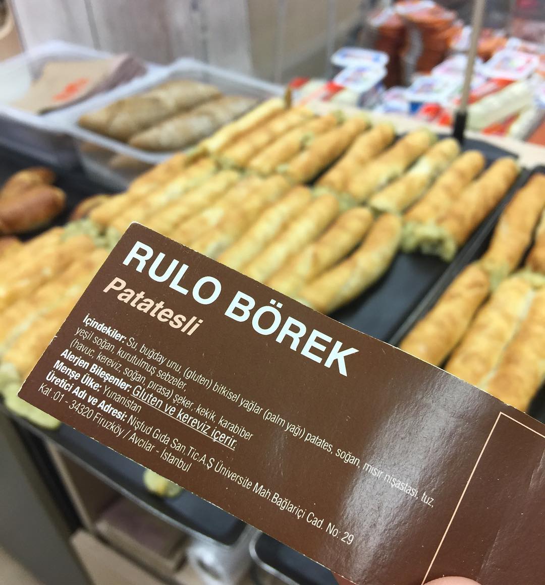 Patatesli Rulo Börek İzmir�de Vegan Olmak