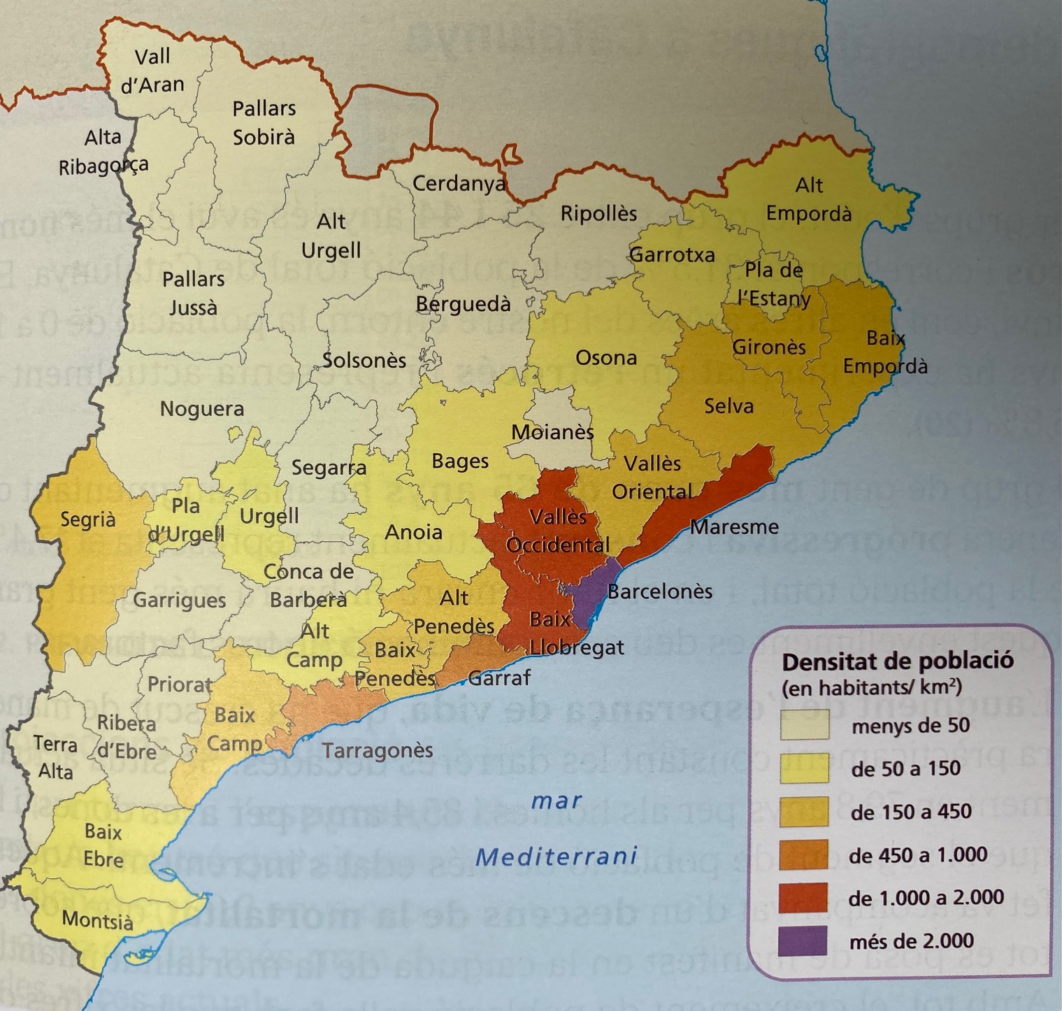 Lo meandre 53 Densitat de població a Espanya i Catalunya