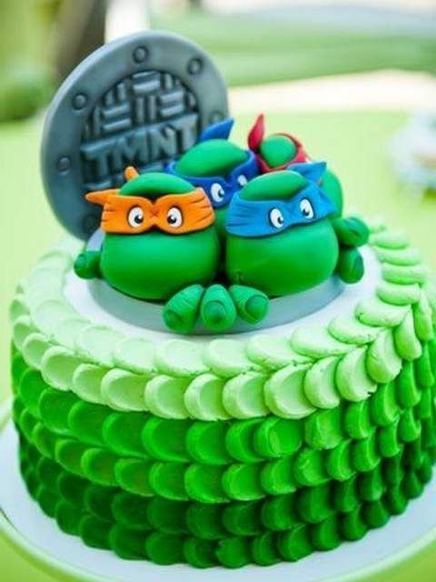 Ninja Turtles Birthday Cake