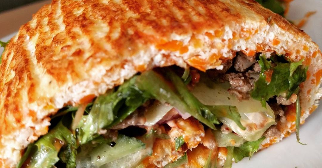 Burgerroulade (Big Mac roulade med grøntsager)