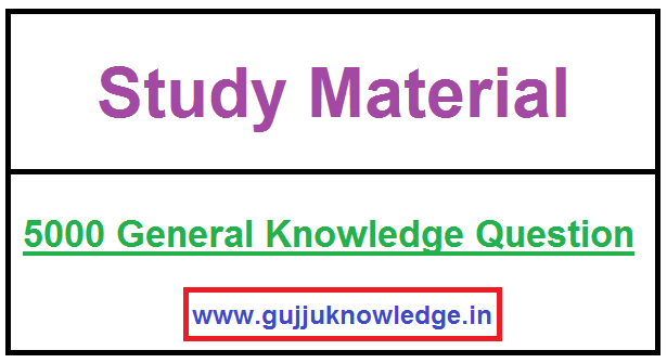 5000 General Knowledge Question