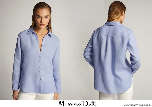 Kate Middleton wore Massimo Dutti linen shirt