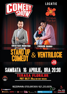 Stand-up Comedy & Ventrilocie Sambata 16 Aprilie Bucuresti Stand-up Comedy & Ventrilocie Sambata 16 Aprilie Bucuresti
