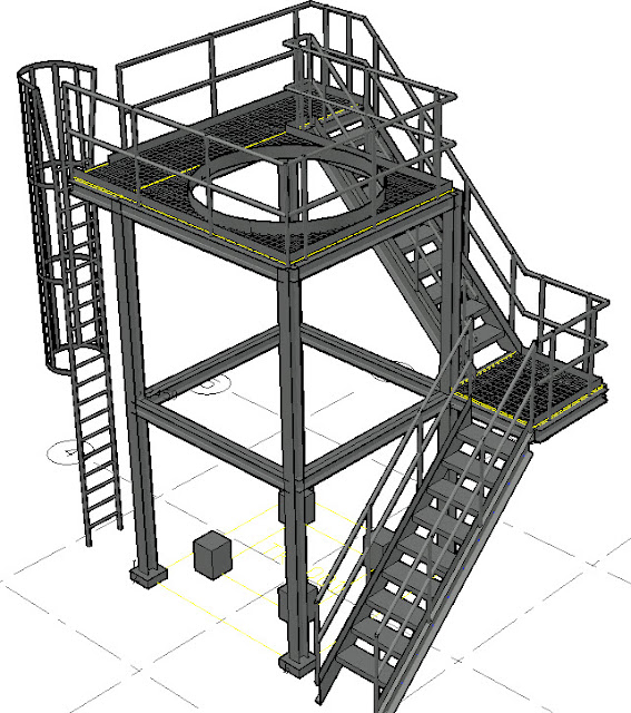 ฺBasic 3D PIPING Steel Structure