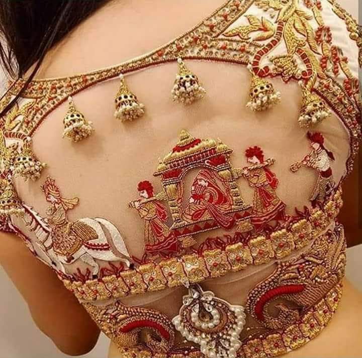 heavy work designer blouse