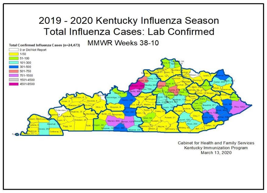 Flu keeps hitting thousands a week in Ky.; four more adults have died