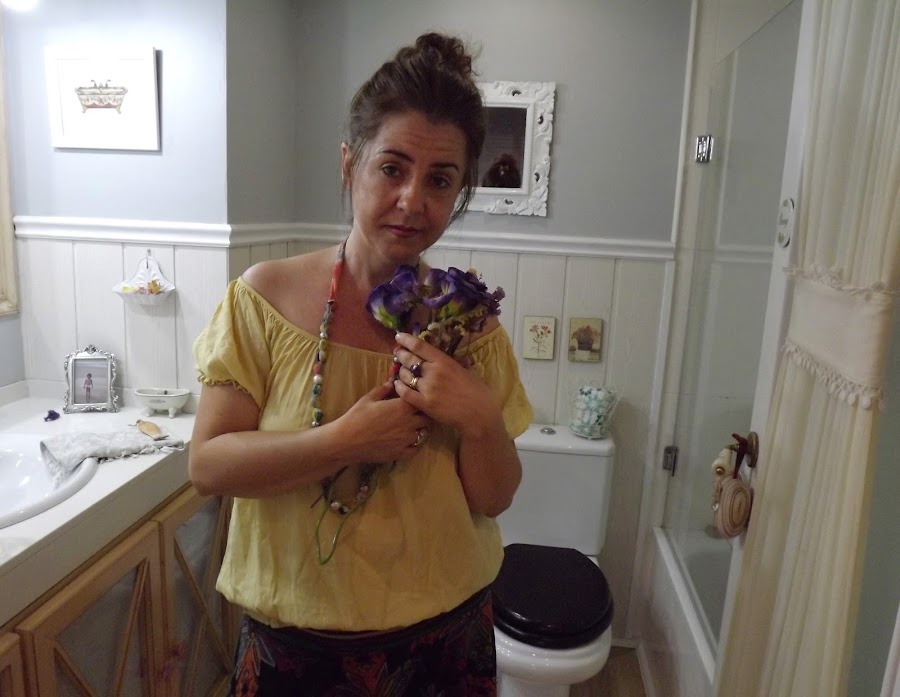 Flores en el cuarto de baño | Decoración