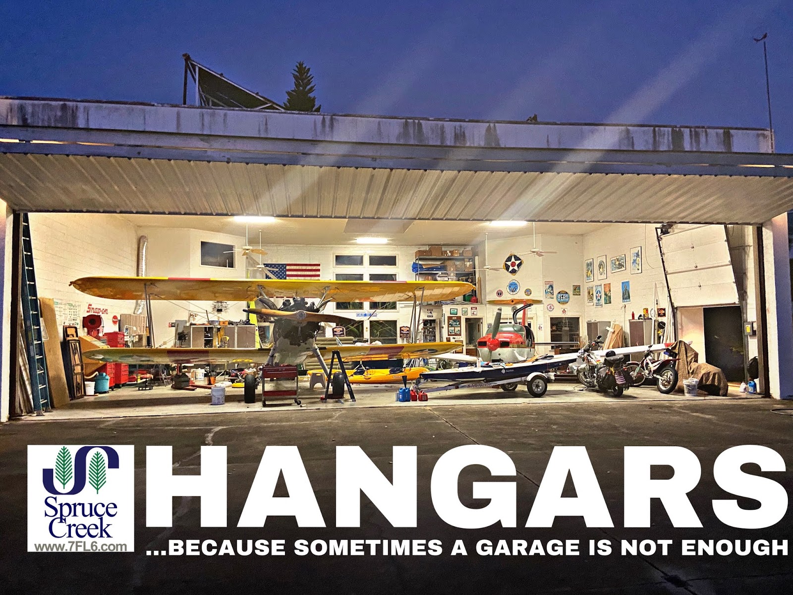 Spruce Creek Flyin Airpark Homes for Sale, Real Estate, Hangar Homes