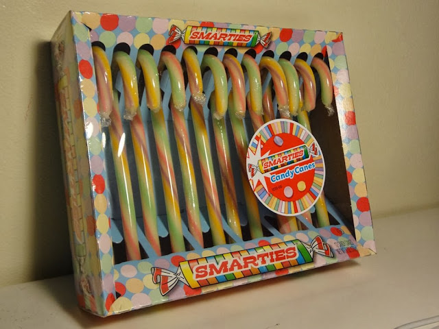 Smarties flavored candy canes from the Candy Aisle in Vancouver